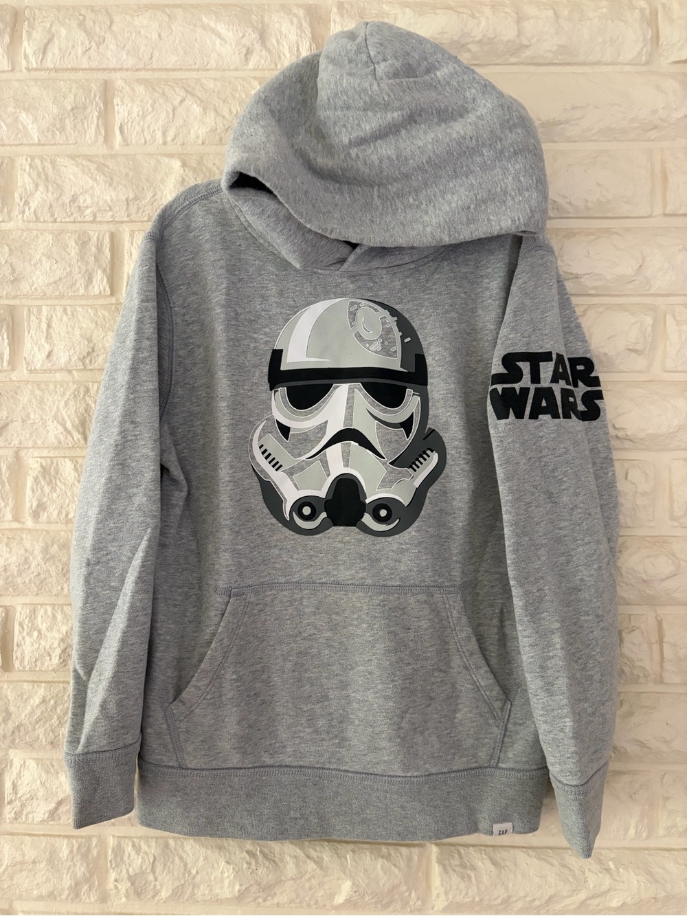 GAP Kids Gray Stormtrooper Hooded Sweatshirt